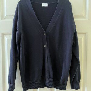 Aritzia Sunday Best Lamora Cardigan - Dark Navy Blue